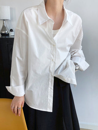 solid color shirt