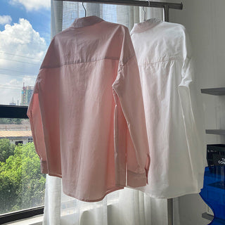 solid color shirt