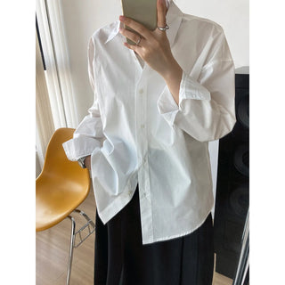 solid color shirt
