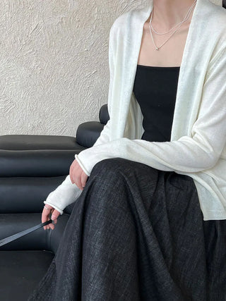 knit cardigan