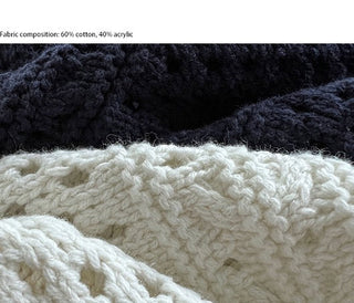 crochet polo cardigan