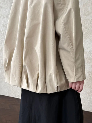cocoon shaped jacket