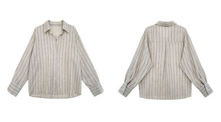 striped linen shirt