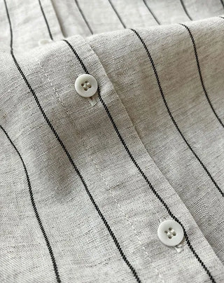 striped linen shirt