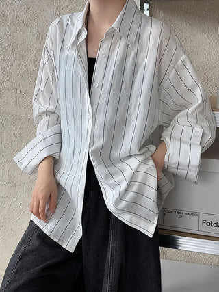 striped linen shirt