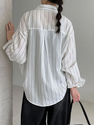 striped linen shirt