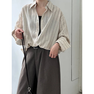 striped linen shirt