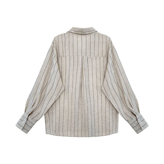 striped linen shirt