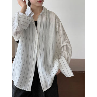 striped linen shirt