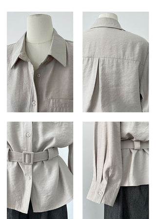 belted cardigan