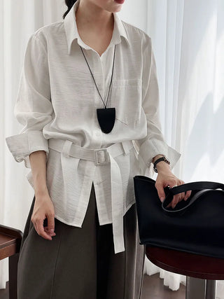 belted cardigan