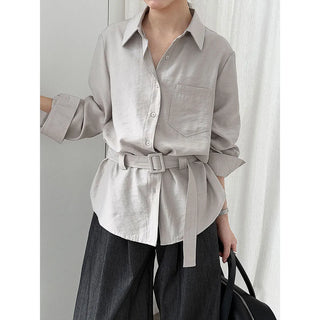 belted cardigan