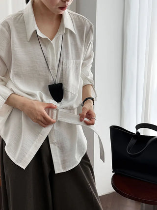 belted cardigan