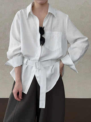 belted cardigan