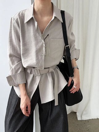 belted cardigan