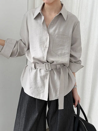 belted cardigan