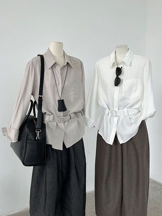 belted cardigan