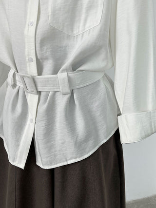 belted cardigan