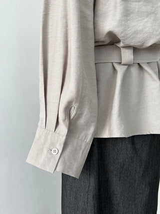 belted cardigan