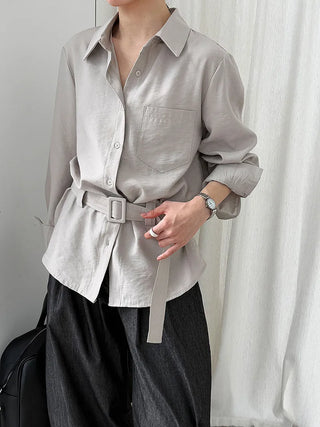 belted cardigan