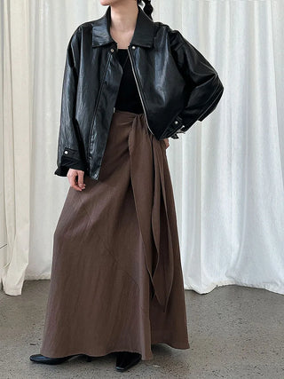 lace-up skirt