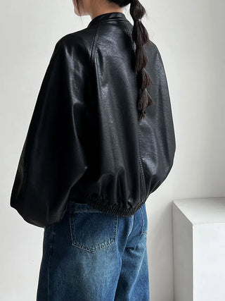 motorcycle leather coat