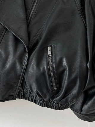 motorcycle leather coat