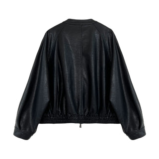 motorcycle leather coat