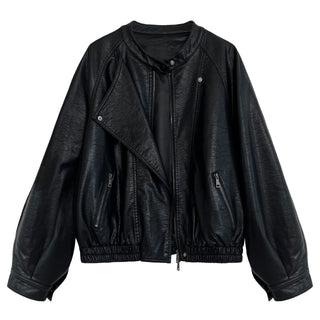 motorcycle leather coat