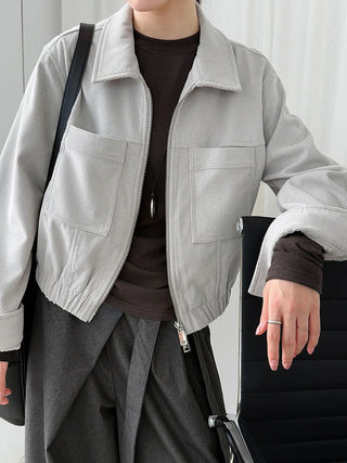 corduroy short jacket