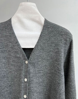 V-neck cardigan