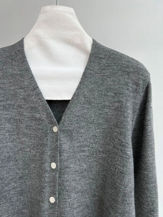 V-neck cardigan