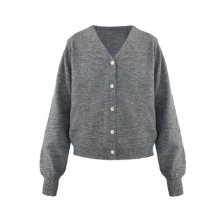 V-neck cardigan