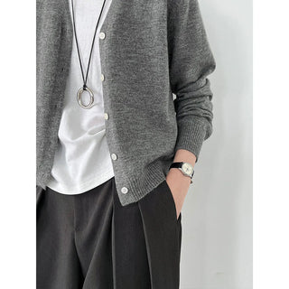 V-neck cardigan