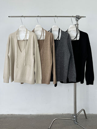 lace-up profile top