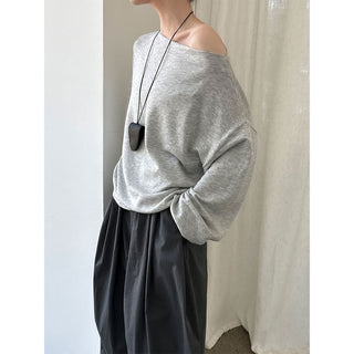 off-shoulder sweater