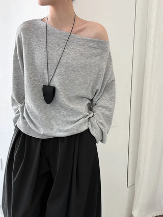 off-shoulder sweater