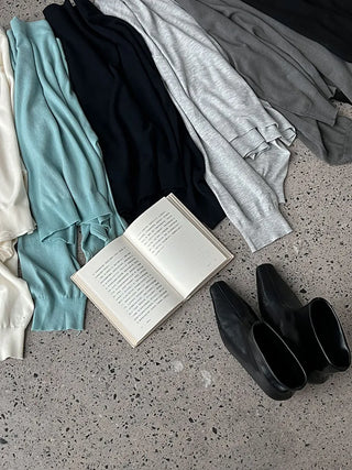 off-shoulder sweater