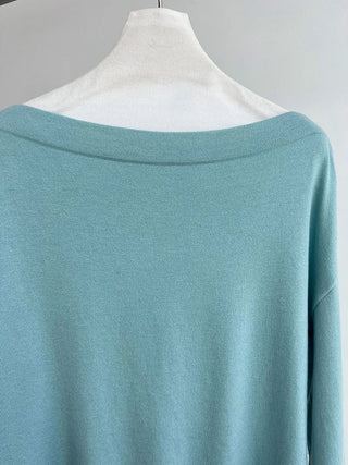 off-shoulder sweater