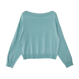 off-shoulder sweater