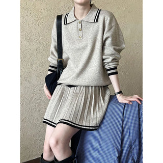 polo pleated skirt