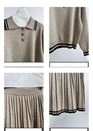 polo pleated skirt