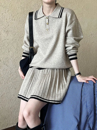 polo pleated skirt