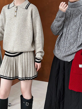 polo pleated skirt