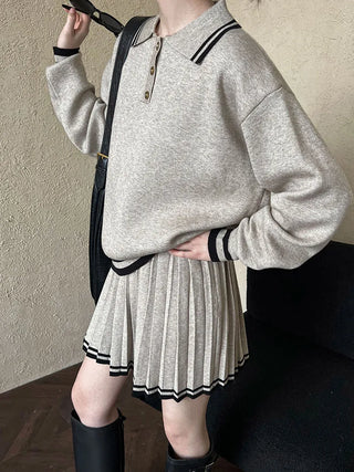polo pleated skirt