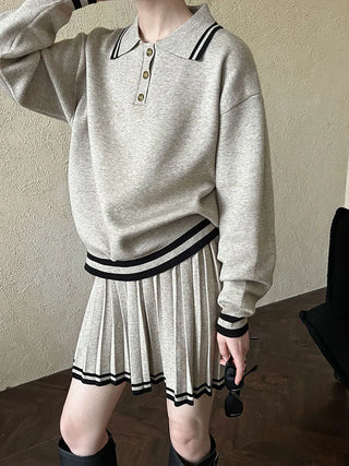 polo pleated skirt