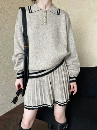 polo pleated skirt