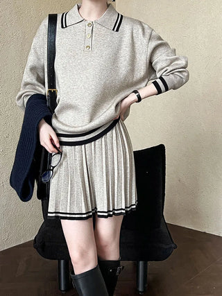 polo pleated skirt