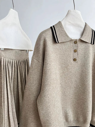 polo pleated skirt