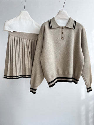 polo pleated skirt